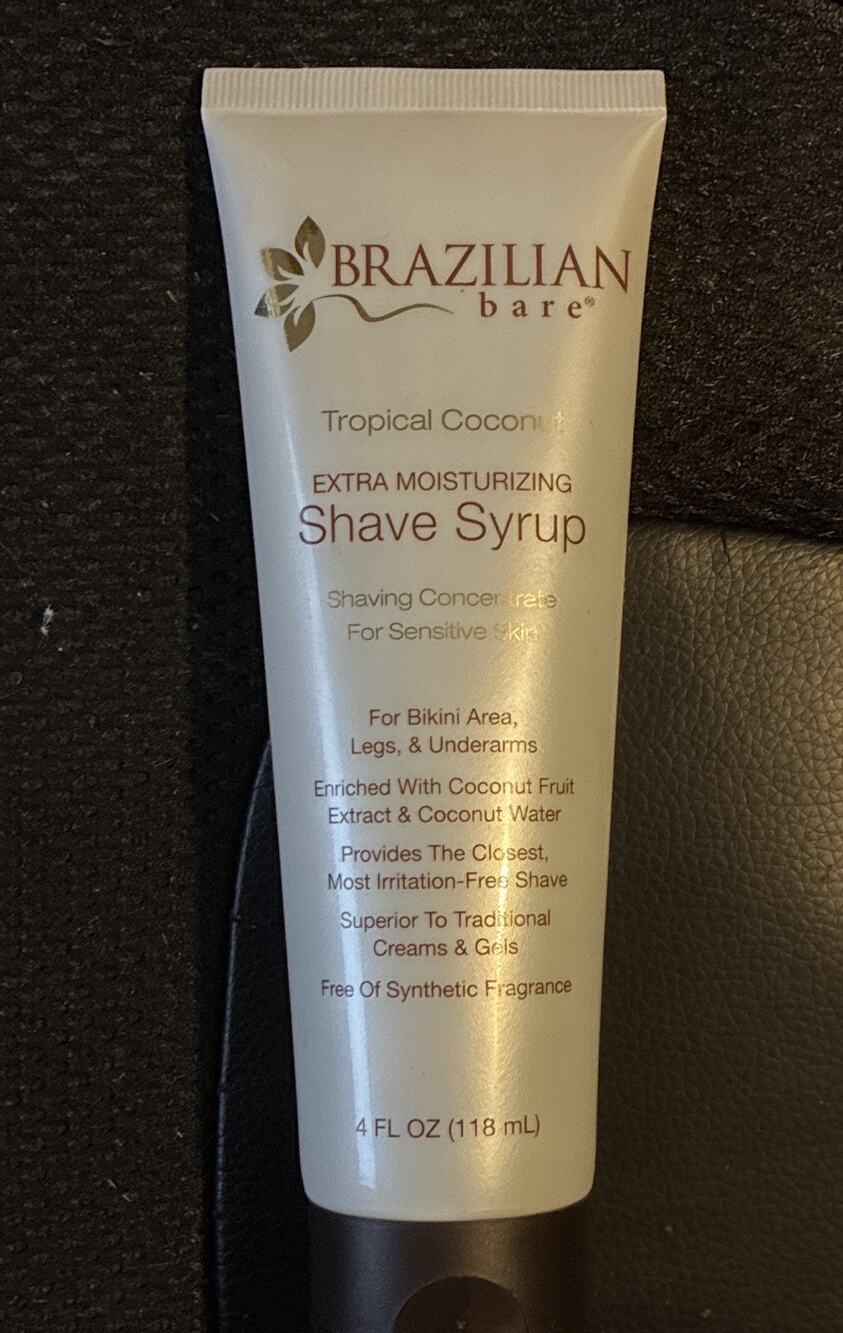 Brazilian Bare Tropical Coconut Shave Syrup Paraben-Free 4 fl oz 118 mL